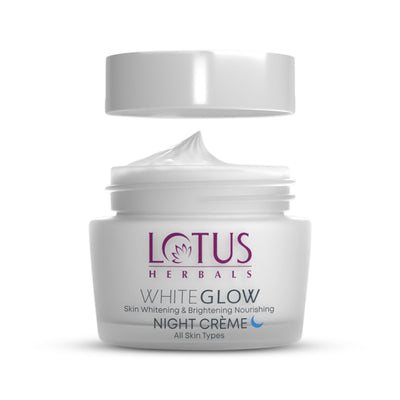 Lotus Herbals Whiteglow Skin Whitening & Brightening Nourishing Night Face Cream With Niacinamide