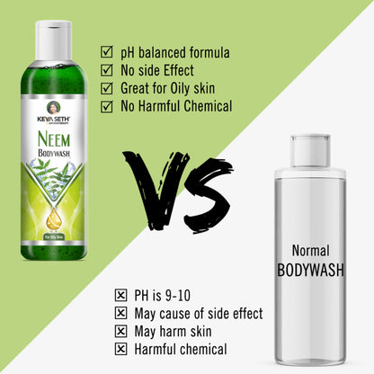 Keya Seth Aromatherapy Neem Bodywash Gel for Oily Skin