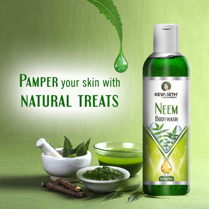 Keya Seth Aromatherapy Neem Bodywash Gel for Oily Skin