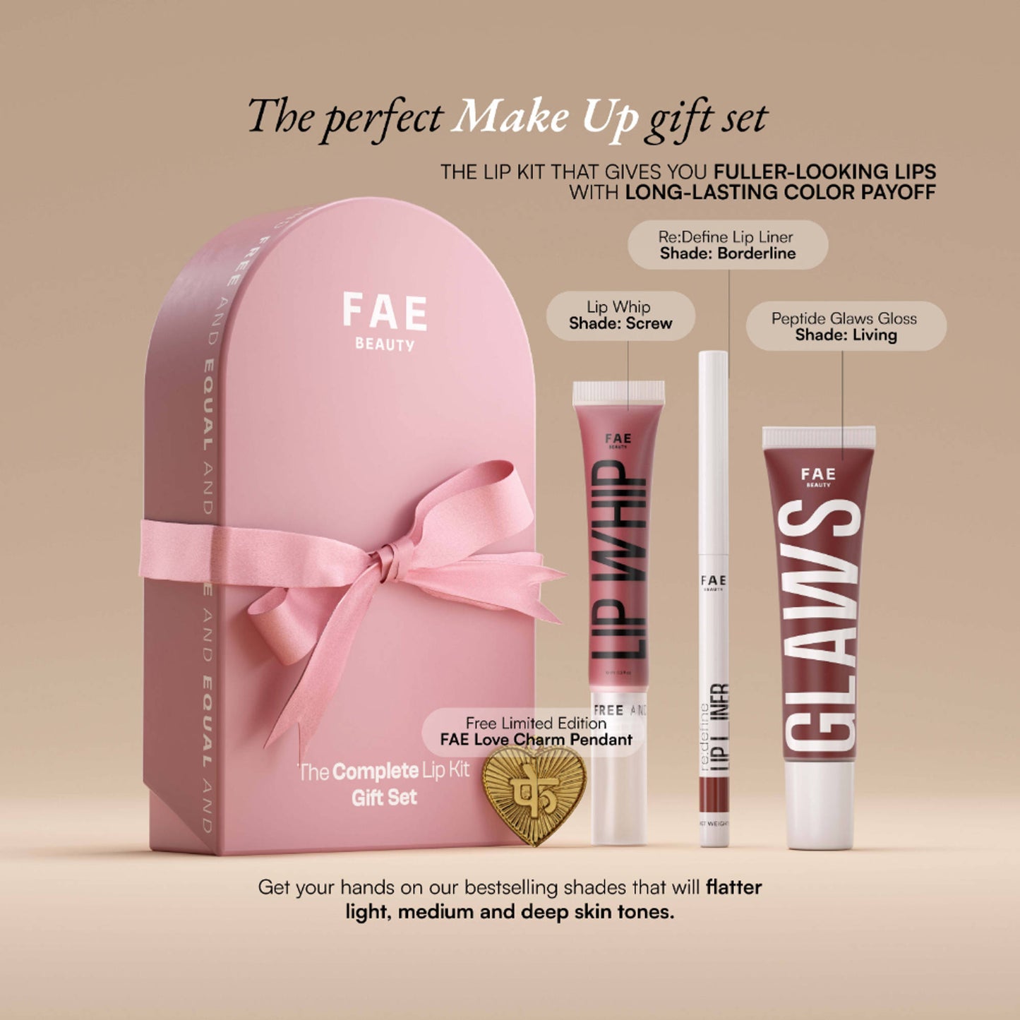 FAE Beauty The Complete Lip Kit - Gift Set