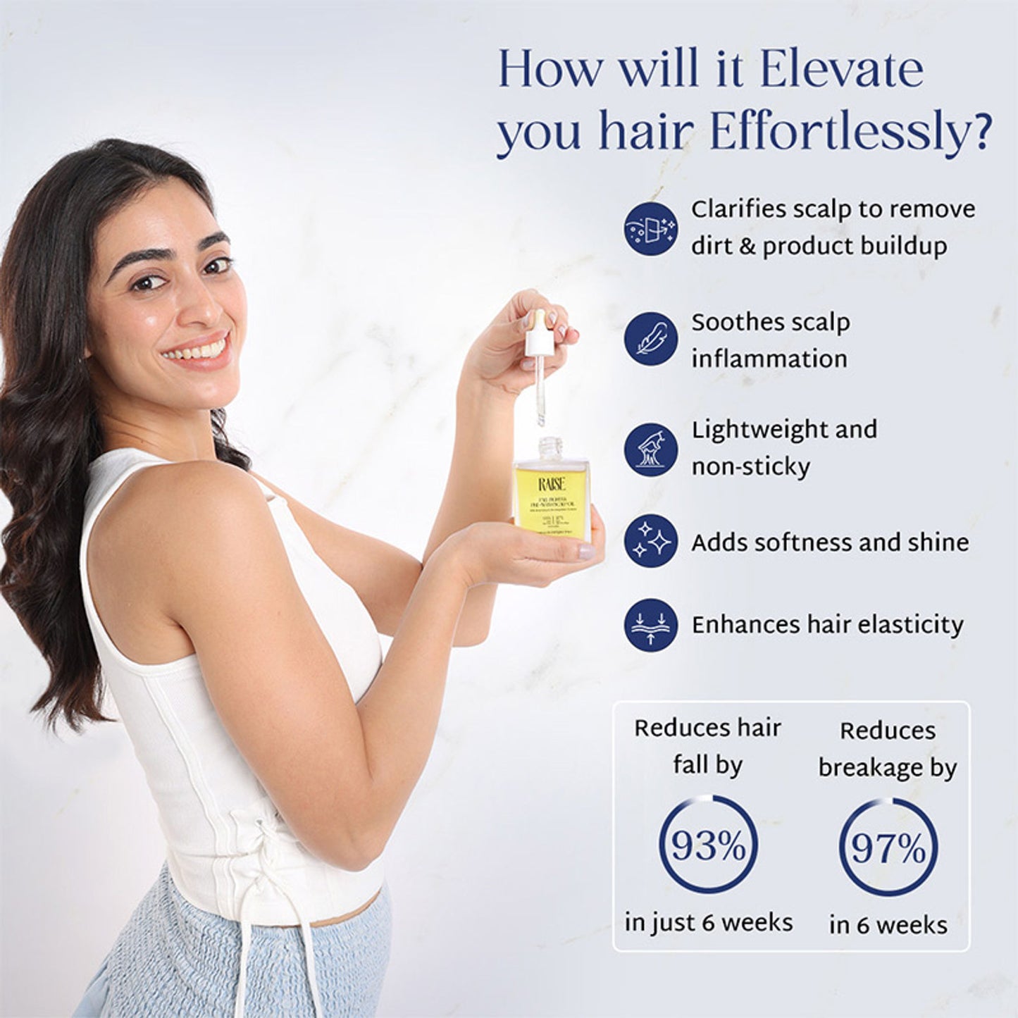 Raise silicone-Free Pre-Wash Scalp Oil With Rosemary & Hemisqualane
