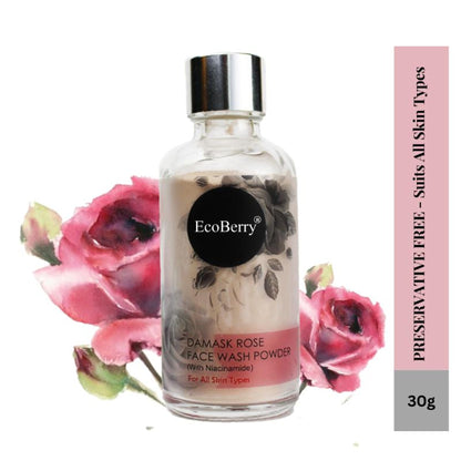 Ecoberry Damask Rose Face Wash Powder