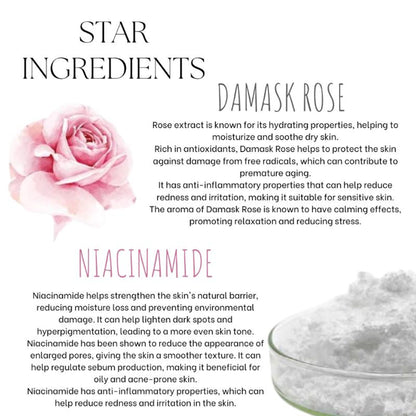 Ecoberry Damask Rose Face Wash Powder
