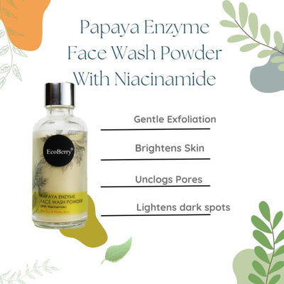 Ecoberry Papaya Enzyme Face Wash Powder
