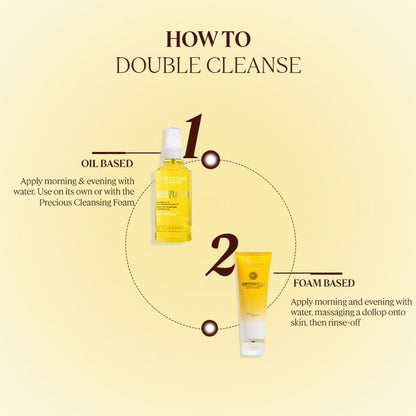 L'Occitane Immortelle Precious Cleansing Oil - Makeup Remover