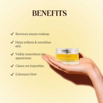 L'Occitane Immortelle Divine Cleansing Balm - Makeup Remover