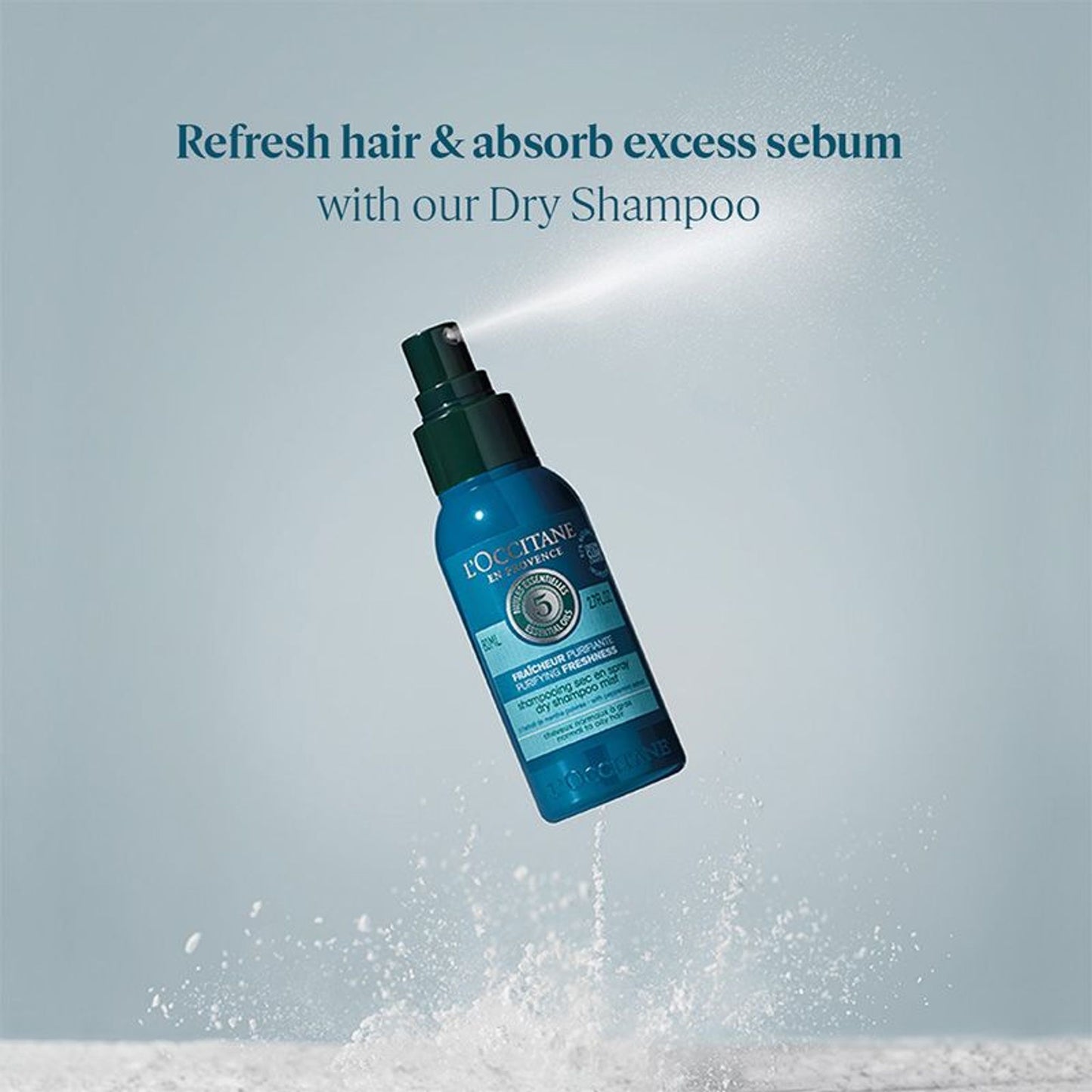 L'Occitane Purifying Freshness Dry Shampoo Mist 80ml