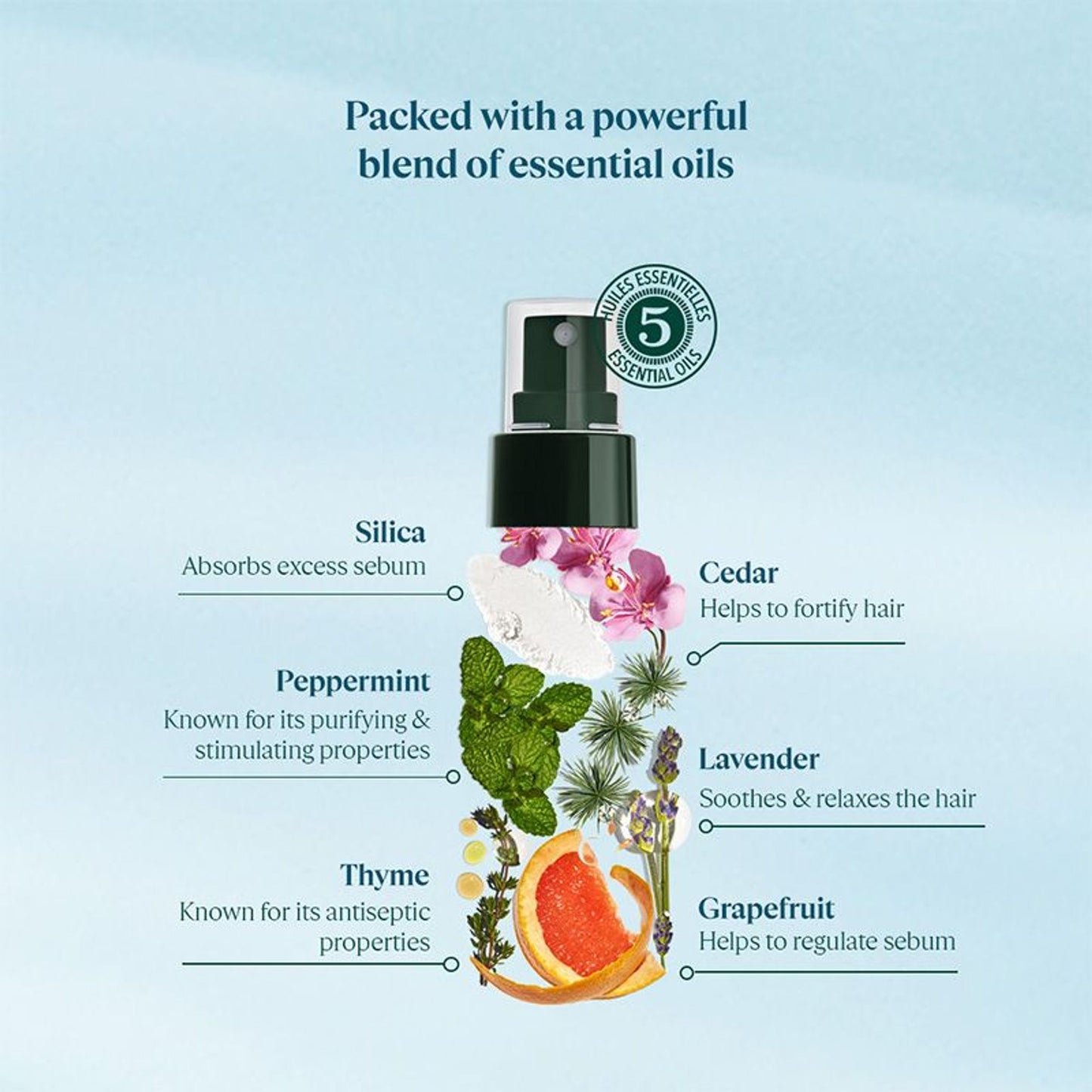 L'Occitane Purifying Freshness Dry Shampoo Mist 80ml