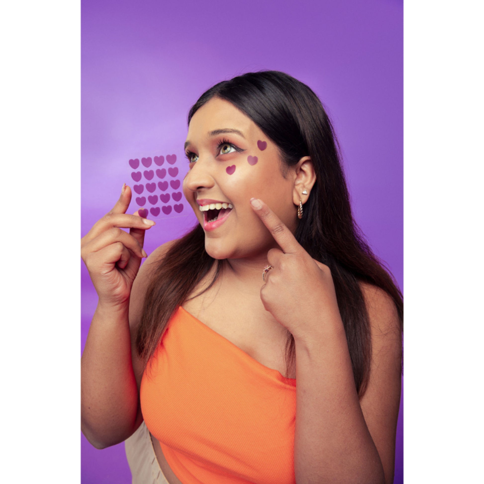 Gush Beauty Dart It Pimple Patches Work in 6-8 Hrs For Acne, Zits And Blemishes - Purple Heart