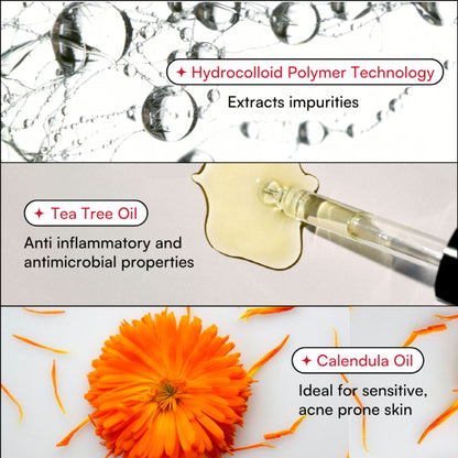 Gush Beauty Dart It Pimple Patches Work in 6-8 Hrs For Acne, Zits And Blemishes - Purple Heart