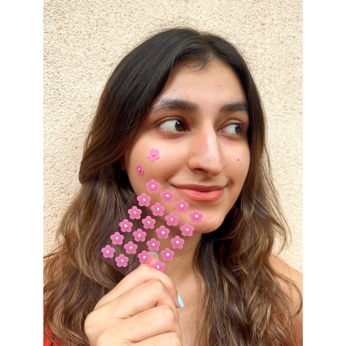 Gush Beauty Dart It Pimple Patches Work in 6-8 Hrs For Acne, Zits And Blemishes - Pink Flower