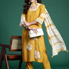 Dhiyona IE Floral Embroidered Kurta with Trousers & Dupatta