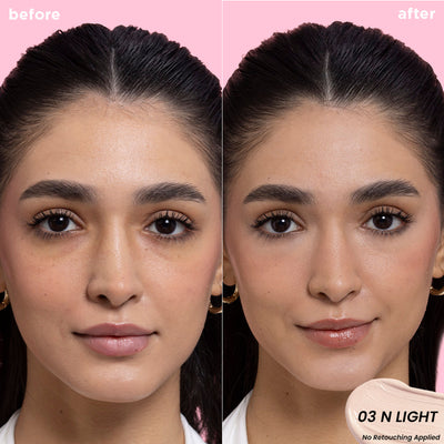 Nykaa Undercover Multi-Use Full Coverage Concealer-Hyaluronic Acid & Niacinamide - 03N