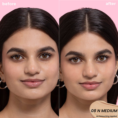 Nykaa Undercover Multi-Use Full Coverage Concealer-Hyaluronic Acid & Niacinamide - 08N