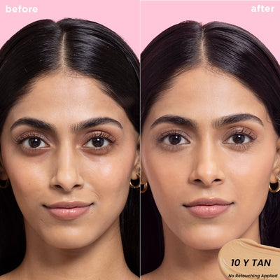 Nykaa Undercover Multi-Use Full Coverage Concealer-Hyaluronic Acid & Niacinamide - 10Y