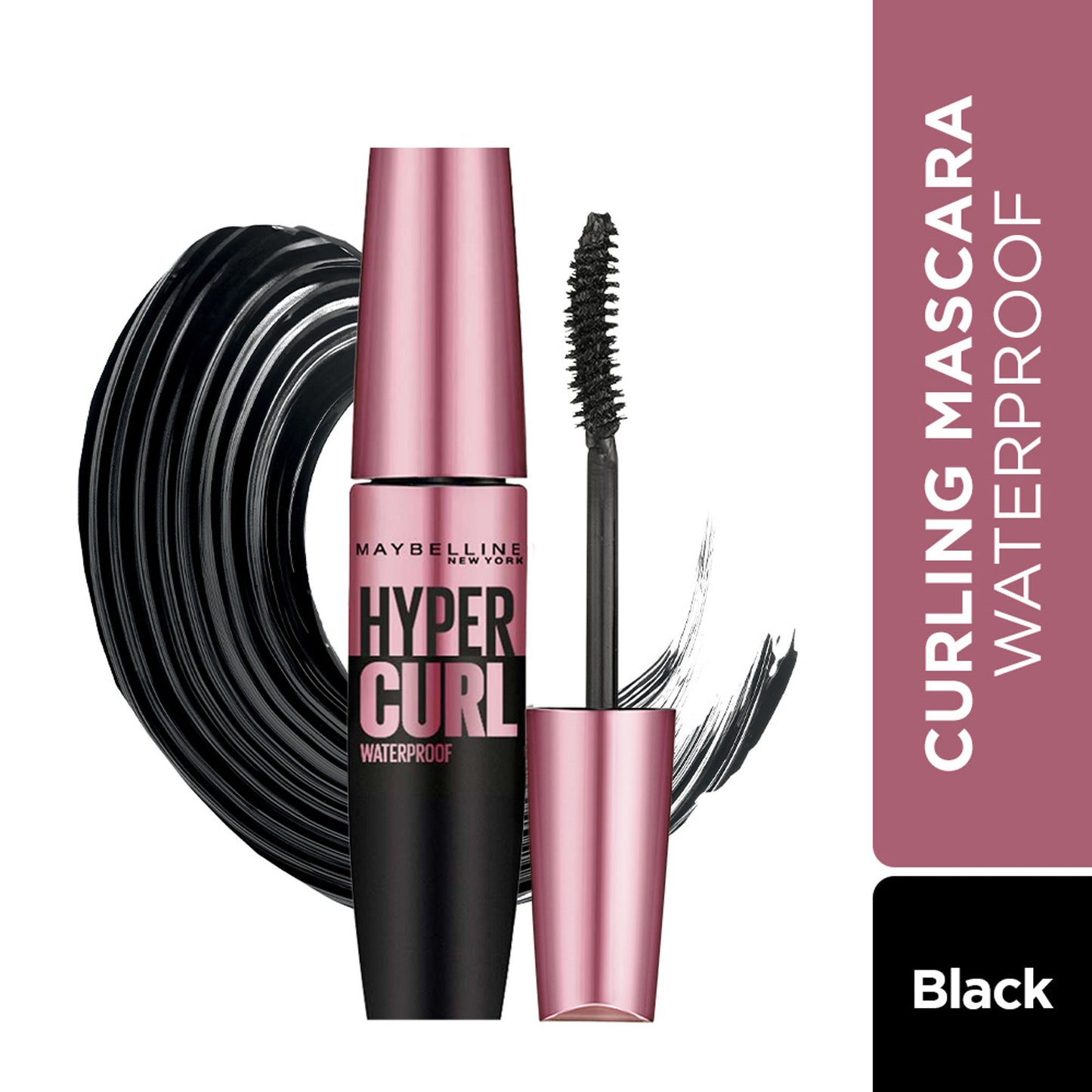 Maybelline New York Volum Express Hyper Curl Mascara - Waterproof Very Black
