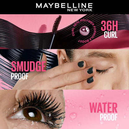 Maybelline New York Volum Express Hyper Curl Mascara - Waterproof Very Black