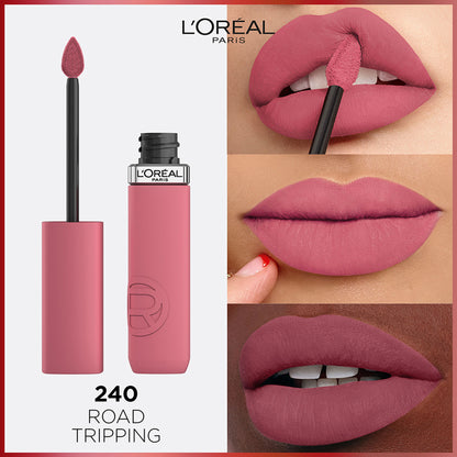 LOreal Paris Infallible Matte Resistance Lipstick, Transfer Resistant Formula - Lazy Sunday 150 - 240 Road Tripping