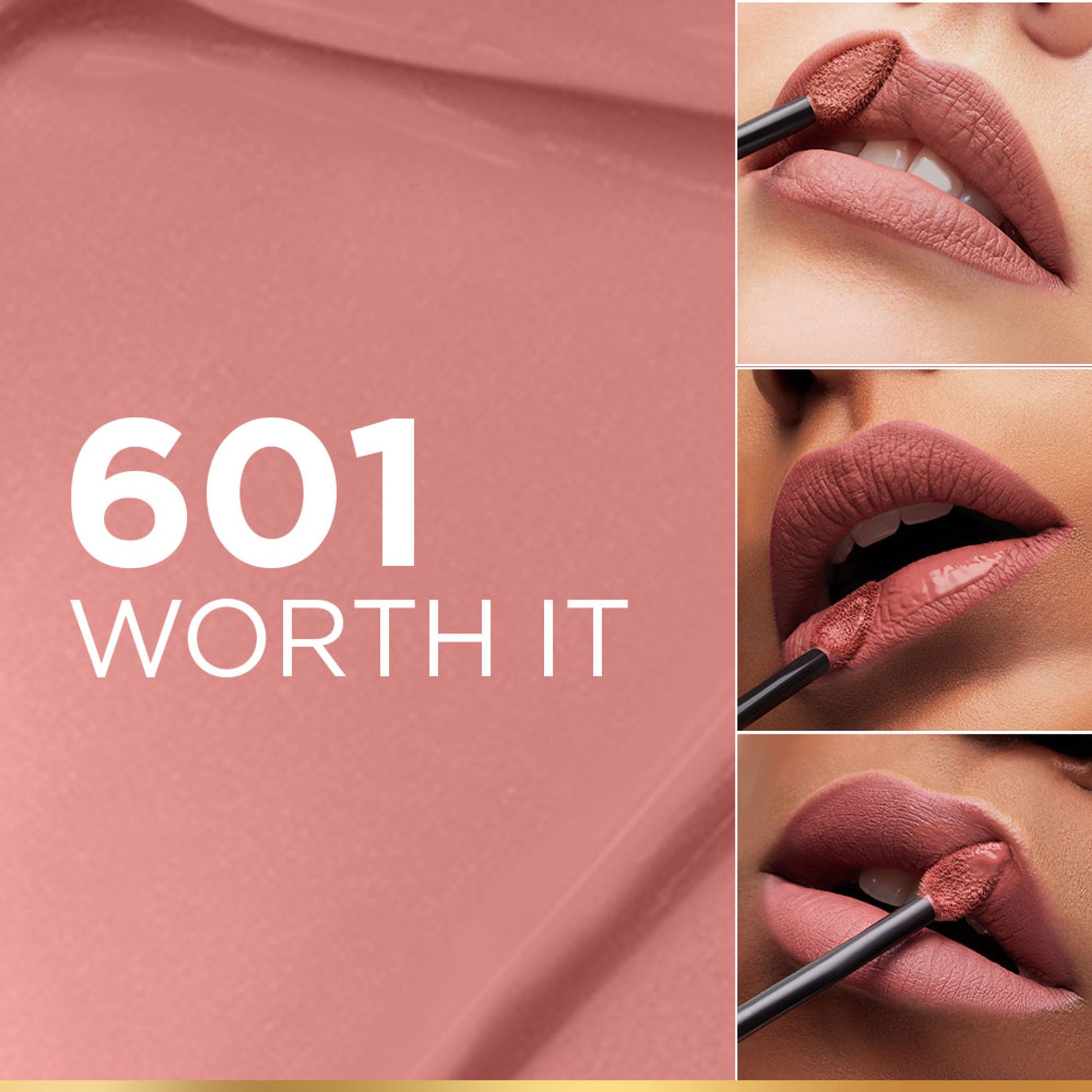 LOreal Paris Infallible Matte Resistance Lipstick, Transfer Resistant Formula - Lazy Sunday 150 - 601 Worth It