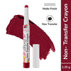 Mila Beauté Lock & Pout Transfer - Proof Matte Crayon With Ceramides & Shea Butter - Wild Card