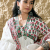 Dhiyona IE Women Ethnic Motifs Printed Empire Mirror Work Pure Cotton Kurta with Trousers & With Dupatta