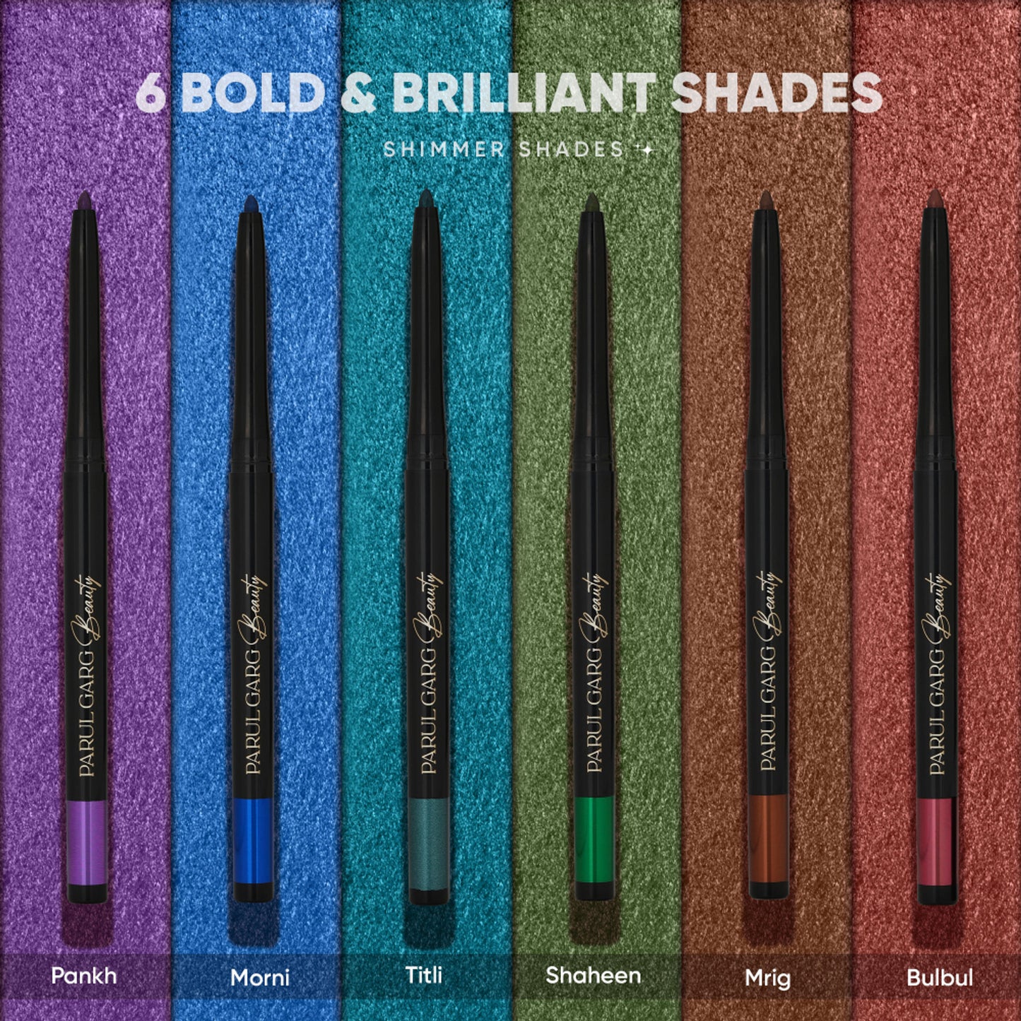 Parul Garg Beauty Bold Define Shimmer Kajal - Shaheen