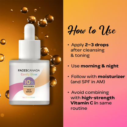Faces Canada Comfy Glow 10% Niacinamide Face Serum