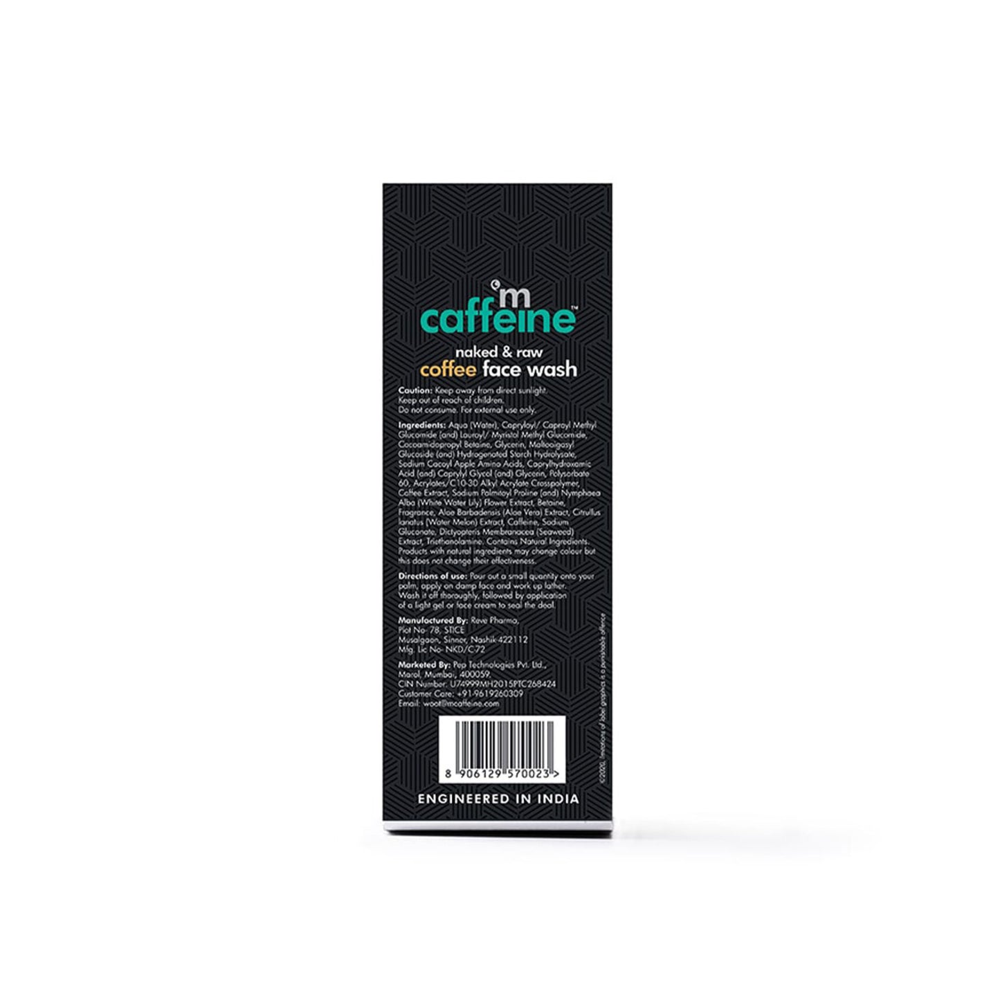 MCaffeine Coffee Face Wash for Fresh & Glowing Skin - Hydrating Cleanser for Oil & Dirt Removal