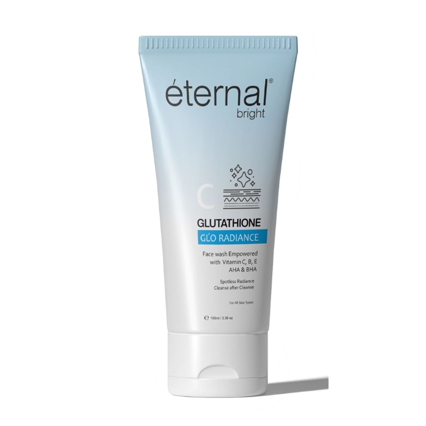 eternal bright Glutathione Facewash For Deep Cleansing & Skin Brightening