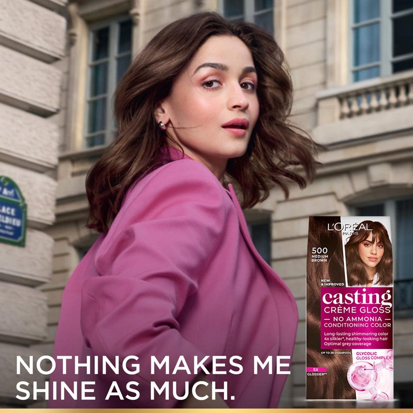 L'Oreal Paris Casting Creme Gloss Hair Color - Chocolate 535 | 87.5gm+72ml - 415 Iced Chocolate