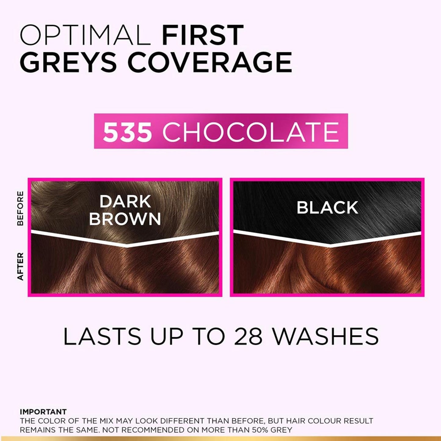 L'Oreal Paris Casting Creme Gloss Hair Color - Chocolate 535 | 87.5gm+72ml - 535Chocolate