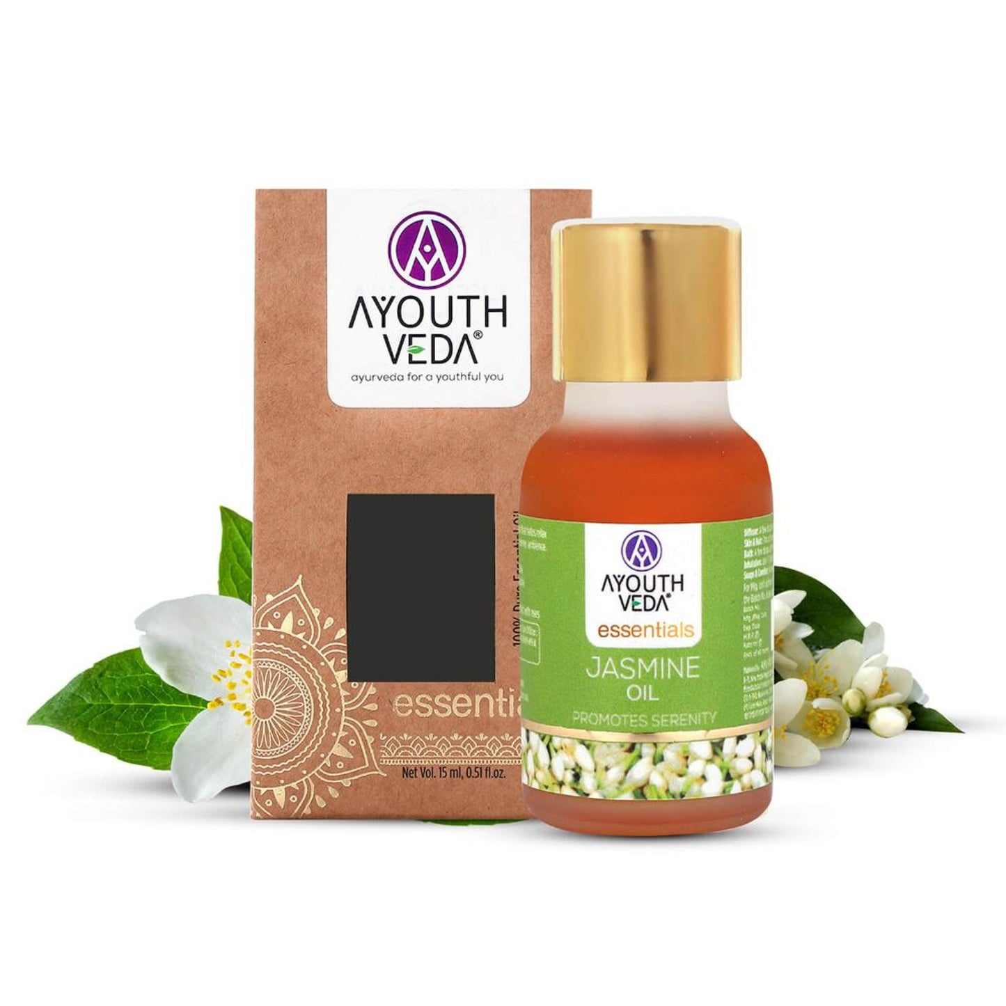 Jasmine Essential Oil for Aromatherapy to Relax Mind & Rejuvenate Skin & Hair Naturally