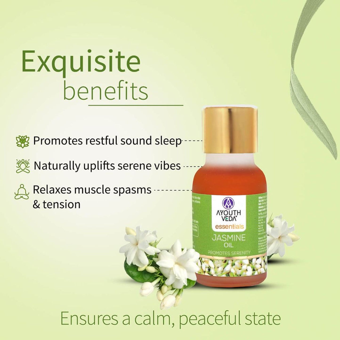 Jasmine Essential Oil for Aromatherapy to Relax Mind & Rejuvenate Skin & Hair Naturally