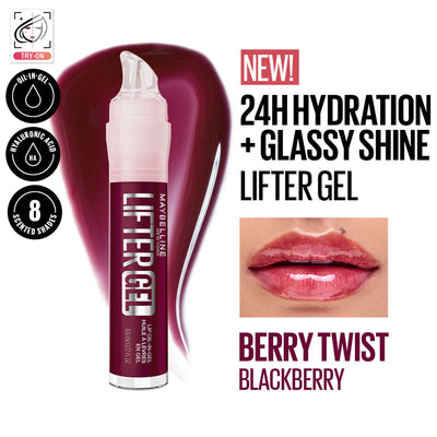 Maybelline New York Lifter Gel Lip Oil In Gel - Berry Twist