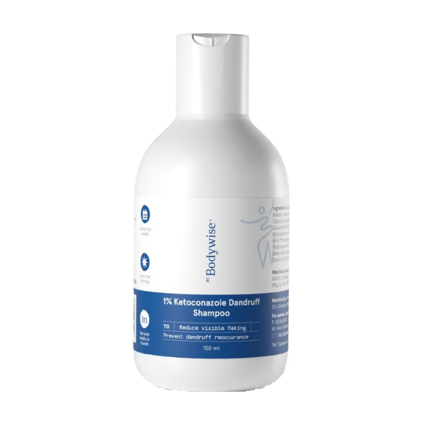 Be Bodywise 1% Ketoconazole Anti Dandruff Shampoo For Women