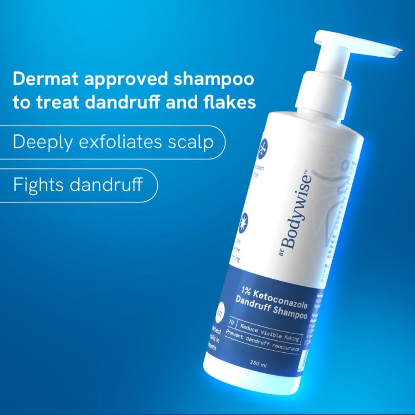 Be Bodywise 1% Ketoconazole Anti Dandruff Shampoo For Women