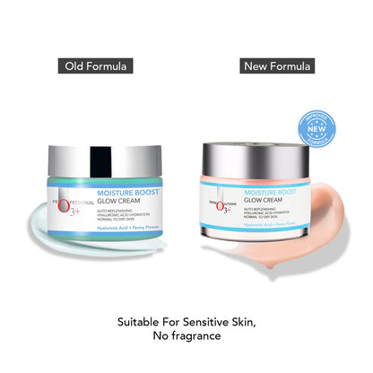 O3+ Moisture Boost Glow Gel Cream With Hydrating Hyaluronic Acid & Tri-Peptide For Dull Skin