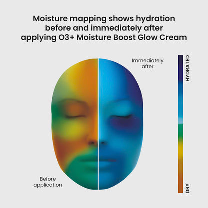 O3+ Moisture Boost Glow Gel Cream With Hydrating Hyaluronic Acid & Tri-Peptide For Dull Skin