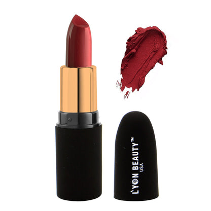 Lyon Beauty Pure Powder Matte Lipstick - 201 Russian Red