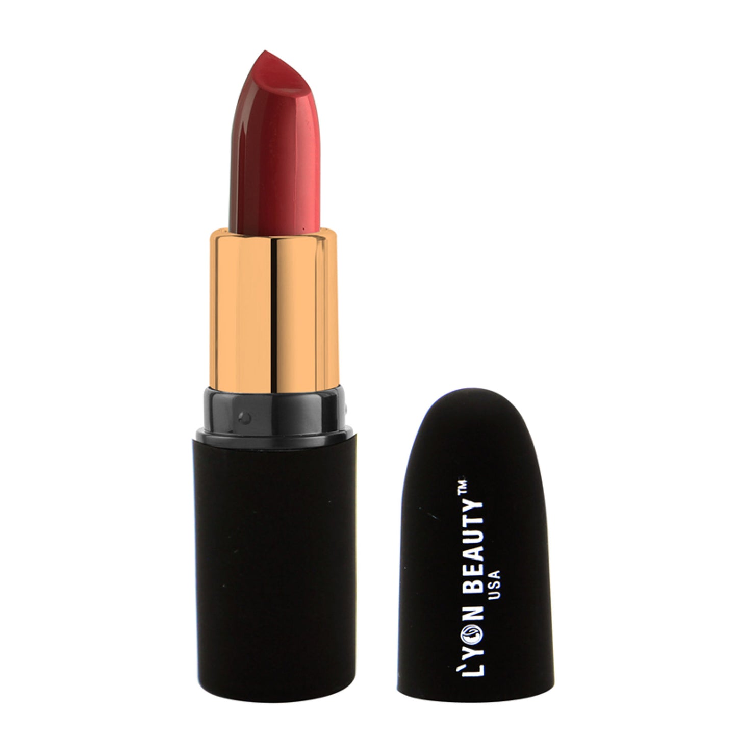 Lyon Beauty Pure Powder Matte Lipstick - 201 Russian Red