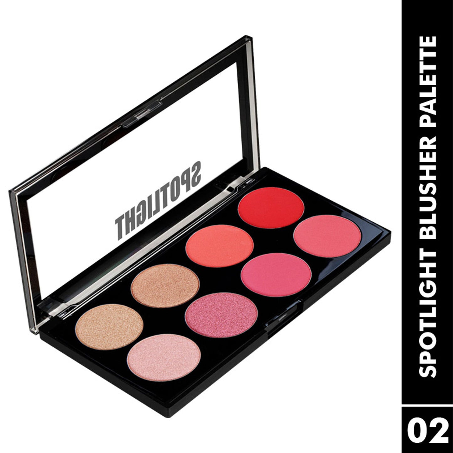 Lyon Beauty 08 Color Blusher Palette - Shade 02
