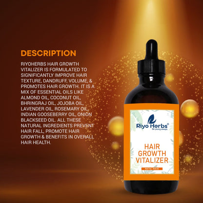 Riyo Herbs Hair Growth Vitalizer Helps in Reducing Hair Fall, Fights Dandruff