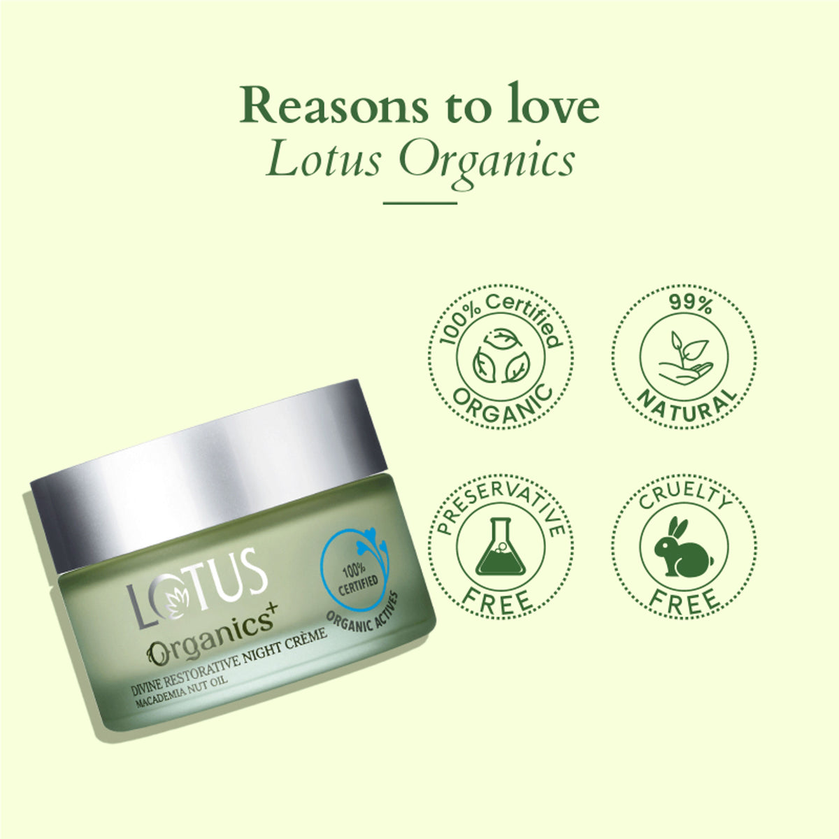 Lotus Organics Divine Restorative Night Creame