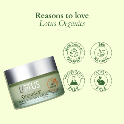 Lotus Organics Divine Nutritive Creme SPF 20