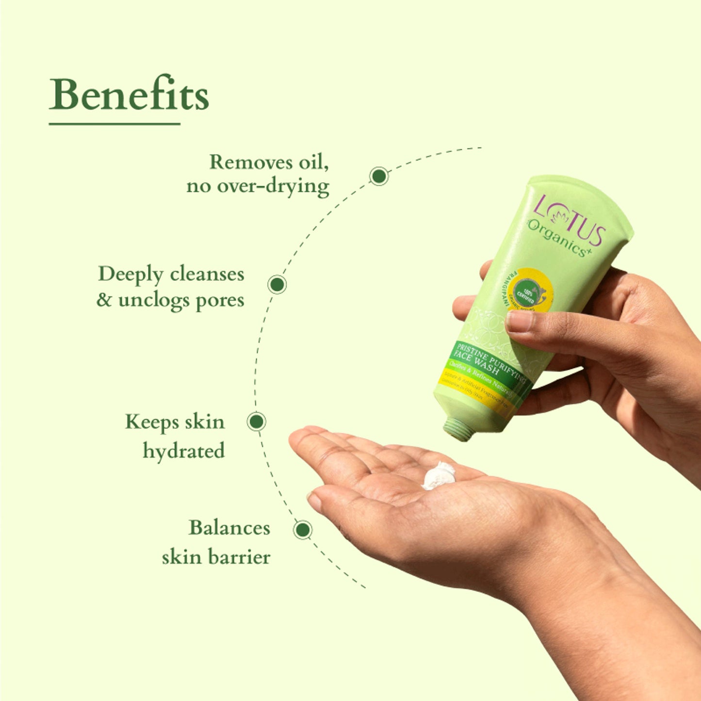 Lotus Organics Pristine Purifying Face Wash