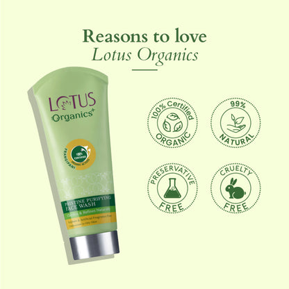 Lotus Organics Pristine Purifying Face Wash