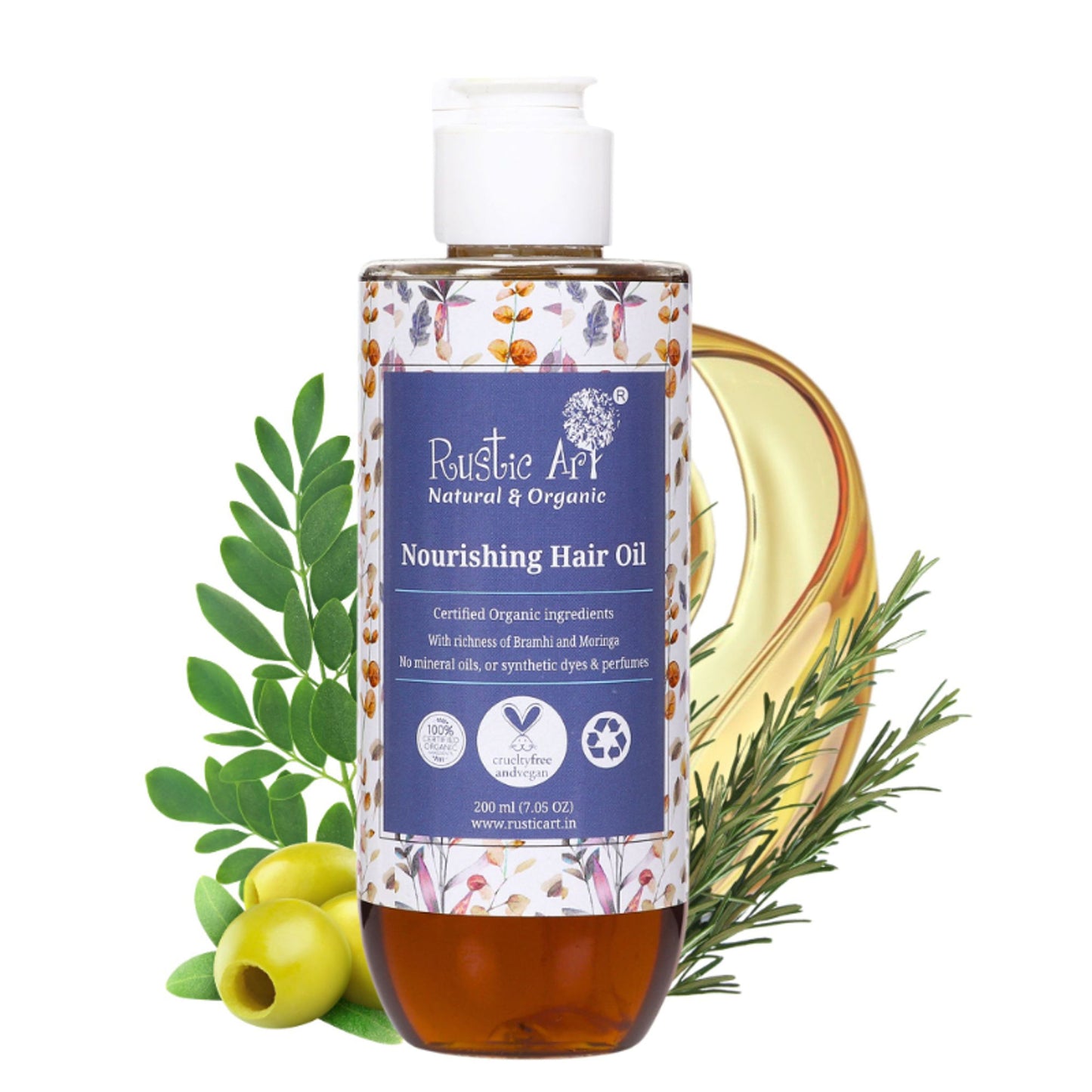 Rustic Art Organic Nourishing Hair Oil
