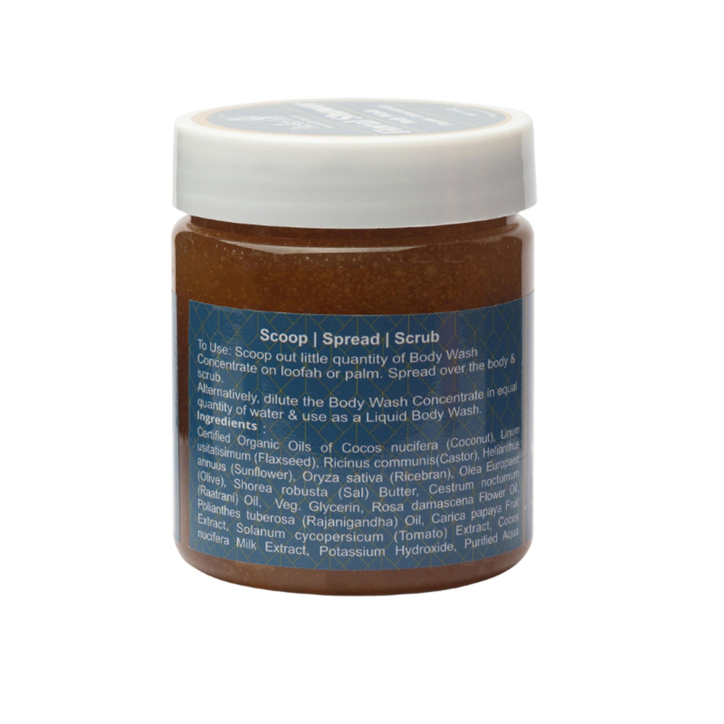 Rustic Art Organic Floral Shower Body Wash Concentrate