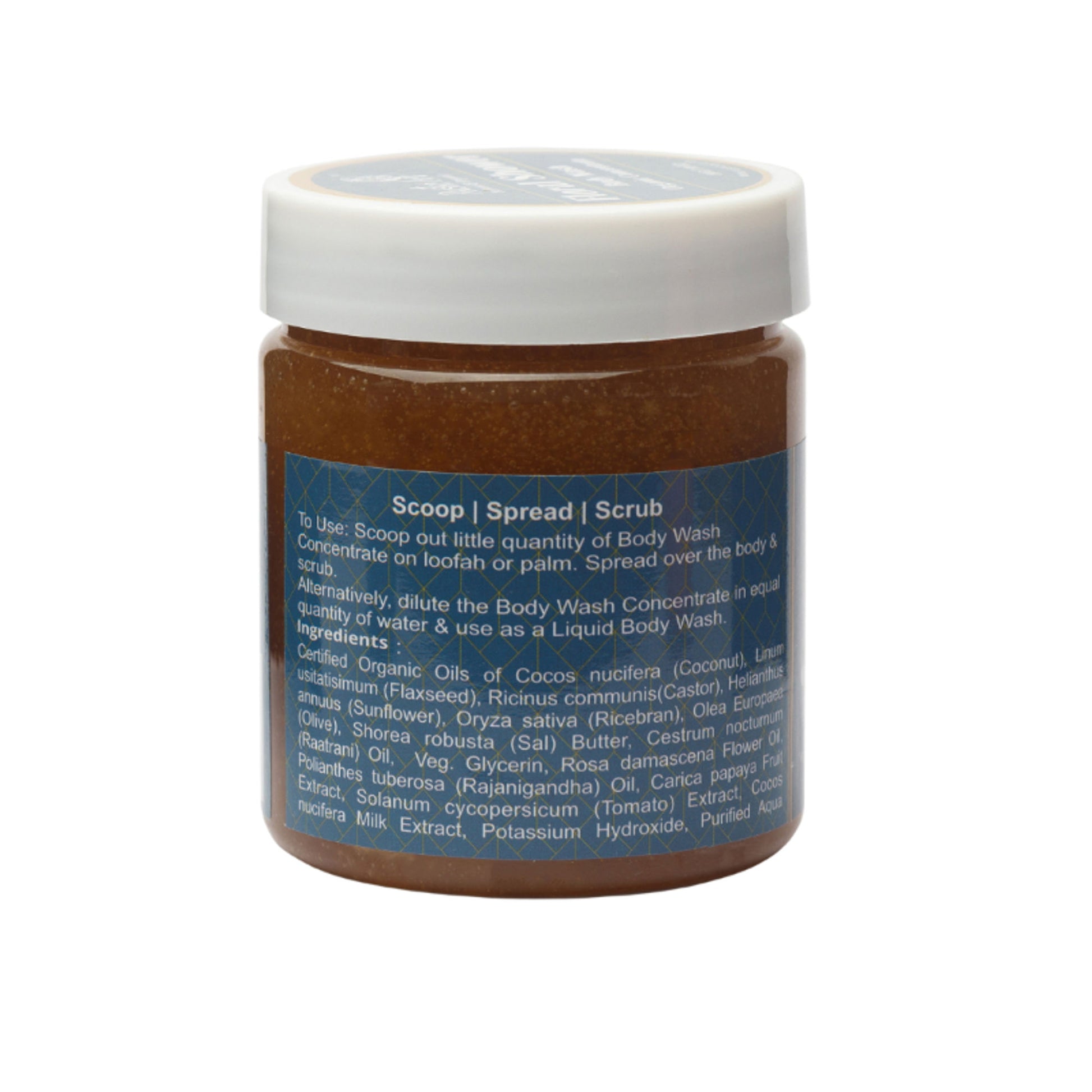 Rustic Art Organic Floral Shower Body Wash Concentrate