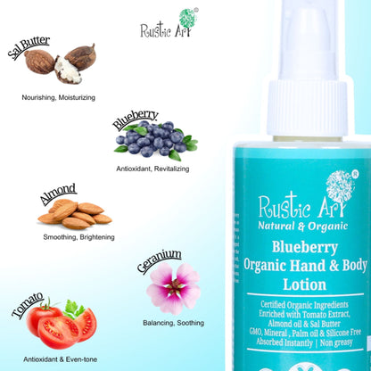 Rustic Art Blueberry Hand & Body Lotion
